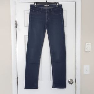 Hollister Junior's Jeans Size 9L - Dark Wash Skinny - Tall / Long